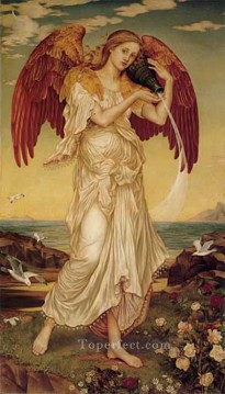 エブリン・デ・モーガン Painting - Eos Pre Raphaelite エブリン・ド・モーガン